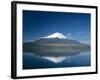 Mount Fuji and Lake Yamanaka, Honshu, Japan-null-Framed Photographic Print