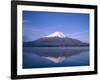 Mount Fuji and Lake Yamanaka, Honshu, Japan-null-Framed Photographic Print