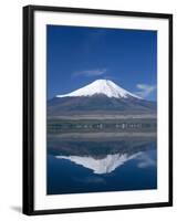 Mount Fuji and Lake Yamanaka, Honshu, Japan-null-Framed Photographic Print