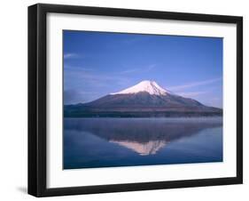 Mount Fuji and Lake Yamanaka, Honshu, Japan-null-Framed Photographic Print