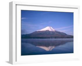 Mount Fuji and Lake Yamanaka, Honshu, Japan-null-Framed Photographic Print