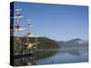 Mount Fuji and Pirate Ship, Lake Ashi (Ashiko), Hakone, Kanagawa Prefecture, Japan-Christian Kober-Stretched Canvas