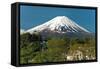 Mount Fuji from Kawaguchiko Lake in Japan-Vacclav-Framed Stretched Canvas