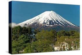 Mount Fuji from Kawaguchiko Lake in Japan-Vacclav-Stretched Canvas