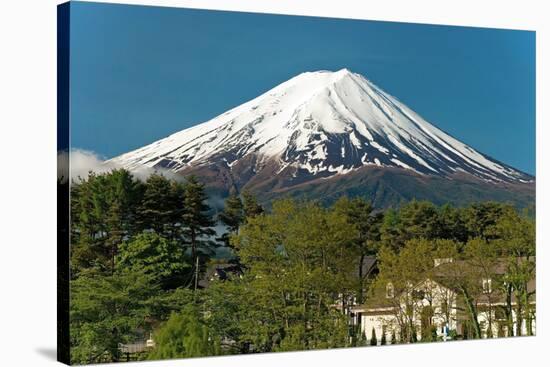 Mount Fuji from Kawaguchiko Lake in Japan-Vacclav-Stretched Canvas