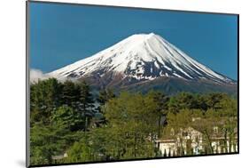 Mount Fuji from Kawaguchiko Lake in Japan-Vacclav-Mounted Photographic Print