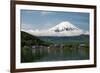 Mount Fuji from Kawaguchiko Lake in Japan-Vacclav-Framed Photographic Print