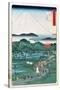 Mount Fuji from the Province of Hara in Suruga, 1860-null-Stretched Canvas