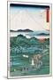 Mount Fuji from the Province of Hara in Suruga, 1860-null-Mounted Giclee Print