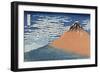 Mount Fuji in Clear Weather (also known as Red Fuji), c.1830-Katsushika Hokusai-Framed Giclee Print