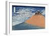 Mount Fuji in Clear Weather (also known as Red Fuji), c.1830-Katsushika Hokusai-Framed Giclee Print