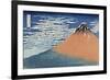 Mount Fuji in Clear Weather (also known as Red Fuji), c.1830-Katsushika Hokusai-Framed Giclee Print