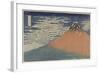 Mount Fuji in Clear Weather (also known as Red Fuji), c.1830-Katsushika Hokusai-Framed Giclee Print