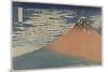 Mount Fuji in Clear Weather (also known as Red Fuji), c.1830-Katsushika Hokusai-Mounted Giclee Print