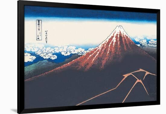 Mount Fuji in Summer-Katsushika Hokusai-Framed Art Print