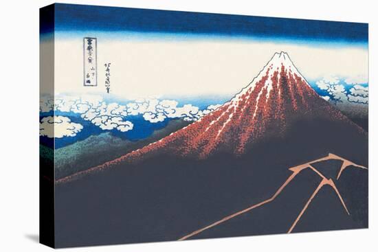 Mount Fuji in Summer-Katsushika Hokusai-Stretched Canvas