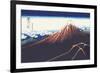 Mount Fuji in Summer-Katsushika Hokusai-Framed Art Print