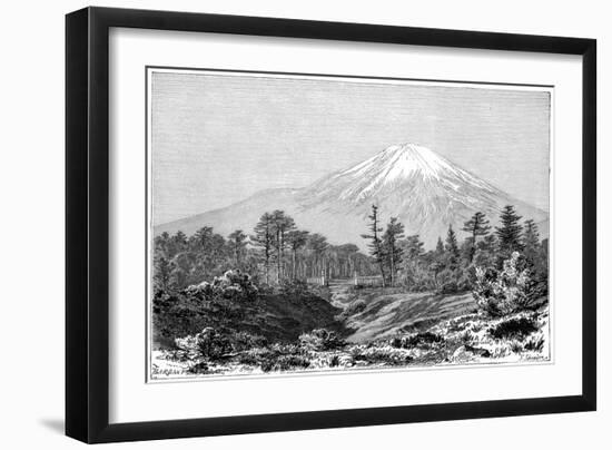 Mount Fuji, Japan, 1895-Charles Barbant-Framed Giclee Print