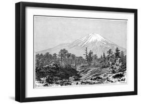 Mount Fuji, Japan, 1895-Charles Barbant-Framed Giclee Print