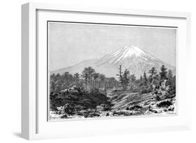 Mount Fuji, Japan, 1895-Charles Barbant-Framed Giclee Print