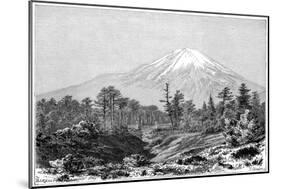 Mount Fuji, Japan, 1895-Charles Barbant-Mounted Giclee Print