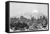 Mount Fuji, Japan, 1895-Charles Barbant-Framed Stretched Canvas