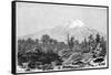 Mount Fuji, Japan, 1895-Charles Barbant-Framed Stretched Canvas