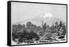 Mount Fuji, Japan, 1895-Charles Barbant-Framed Stretched Canvas