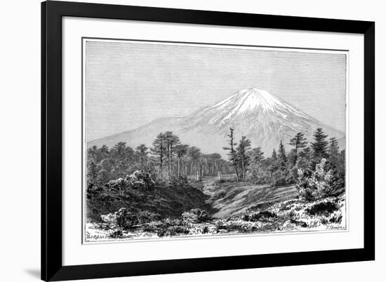 Mount Fuji, Japan, 1895-Charles Barbant-Framed Giclee Print