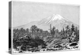 Mount Fuji, Japan, 1895-Charles Barbant-Stretched Canvas