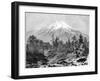 Mount Fuji, Japan, 19th Century-F Schrader-Framed Giclee Print