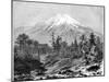 Mount Fuji, Japan, 19th Century-F Schrader-Mounted Giclee Print