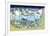 Mount Fuji Pilgrimage-Katsushika Hokusai-Framed Art Print