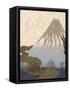 Mount Fuji under the Snow-Toyota Hokkei-Framed Stretched Canvas