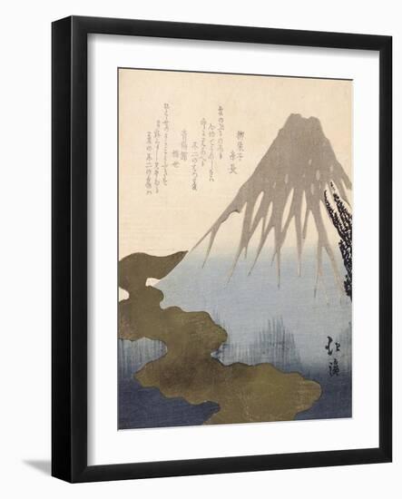 Mount Fuji under the Snow-Toyota Hokkei-Framed Giclee Print