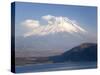 Mount Fuji, Viewed across Mototsu-Ko, One of the Lakes in the Fuji Go-Ko Region, Honshu, Japan-Gavin Hellier-Stretched Canvas