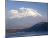 Mount Fuji, Viewed across Mototsu-Ko, One of the Lakes in the Fuji Go-Ko Region, Honshu, Japan-Gavin Hellier-Mounted Photographic Print