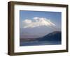 Mount Fuji, Viewed across Mototsu-Ko, One of the Lakes in the Fuji Go-Ko Region, Honshu, Japan-Gavin Hellier-Framed Photographic Print