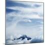 Mount Fuji with Clouds-Micha Pawlitzki-Mounted Premium Photographic Print