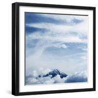 Mount Fuji with Clouds-Micha Pawlitzki-Framed Photographic Print