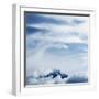 Mount Fuji with Clouds-Micha Pawlitzki-Framed Photographic Print