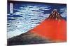 Mount Fuji-Katsushika Hokusai-Mounted Poster