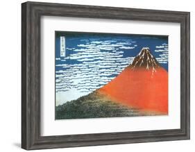 Mount Fuji-Katsushika Hokusai-Framed Art Print