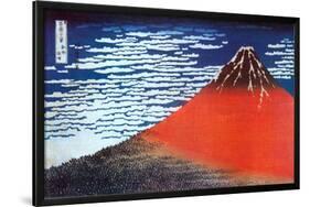 Mount Fuji-Katsushika Hokusai-Lamina Framed Poster