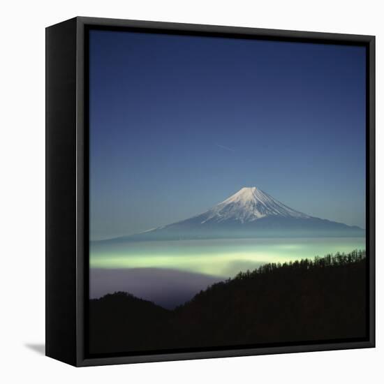 Mount Fuji-Yossan-Framed Stretched Canvas