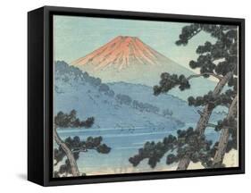 Mount Fuji-Kawase Hasui-Framed Stretched Canvas