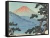 Mount Fuji-Kawase Hasui-Framed Stretched Canvas