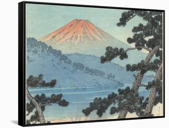 Mount Fuji-Kawase Hasui-Framed Stretched Canvas