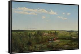 Mount Fyans Homestead, 1869-Louis Buvelot-Framed Stretched Canvas