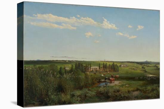 Mount Fyans Homestead, 1869-Louis Buvelot-Stretched Canvas